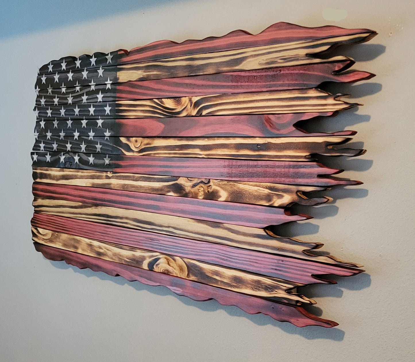 360 Jagged Edge Wooden American Flag