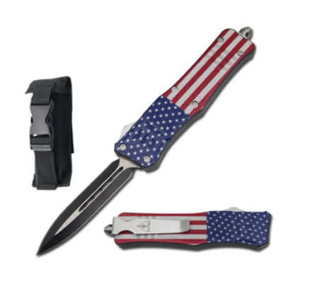 8.25" American Flag OTF