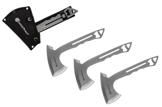 10" SMITH & WESSON HAWKEYE THROWING AXES 3PC
