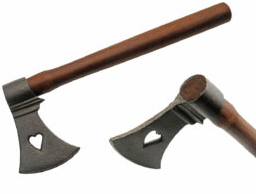13" HEART AXE