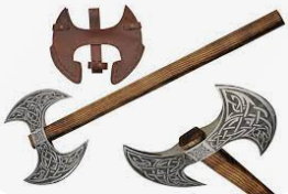 32.5" CELTIC BATTLE AXE