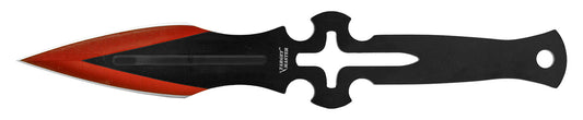 8.13" 3 Piece Cross Blade Throwing Knife Set (multiple colors)
