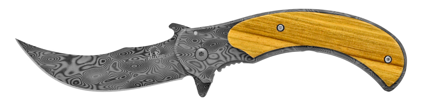4.88" Hook Carver Spring Assisted - Gun Metal