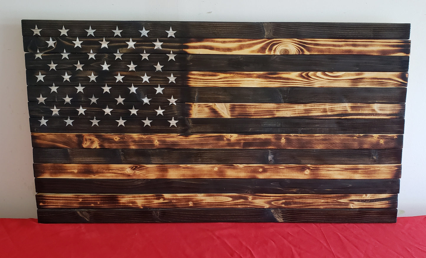 Wooden American Flag