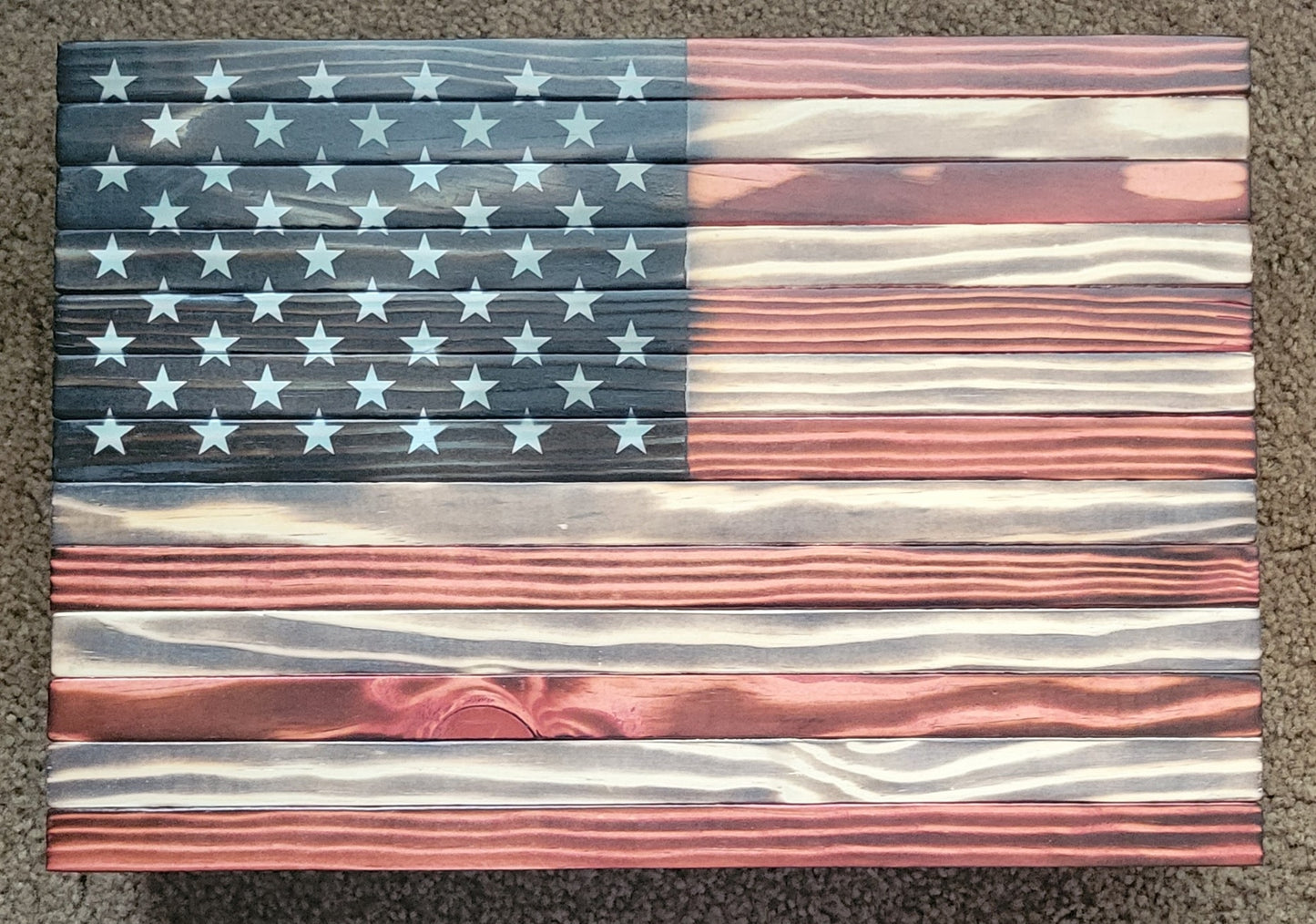 Coin Holder Display Flag Box