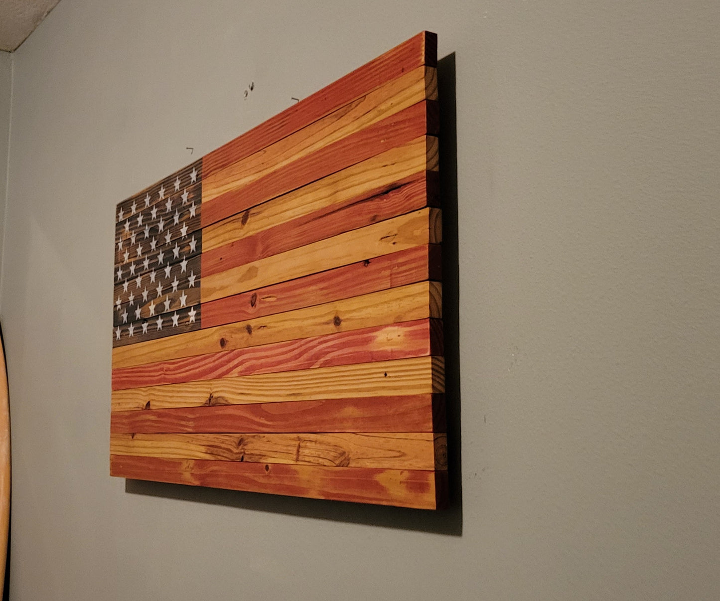 Wooden American Flag