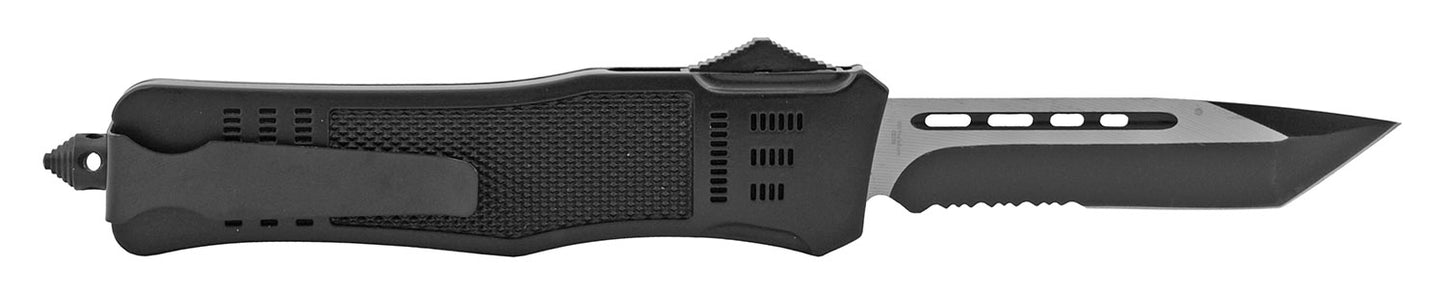 5.75" OTF Tanto Half Serrated
