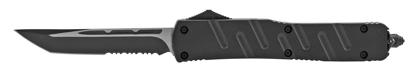 5.5" Tactical OTF Tanto Half Serrated
