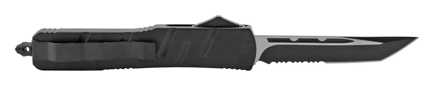 5.5" Tactical OTF Tanto Half Serrated