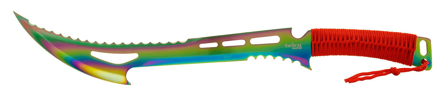 24" Ninja Sword with Throwing Knife Set of 3 (multiple colors)