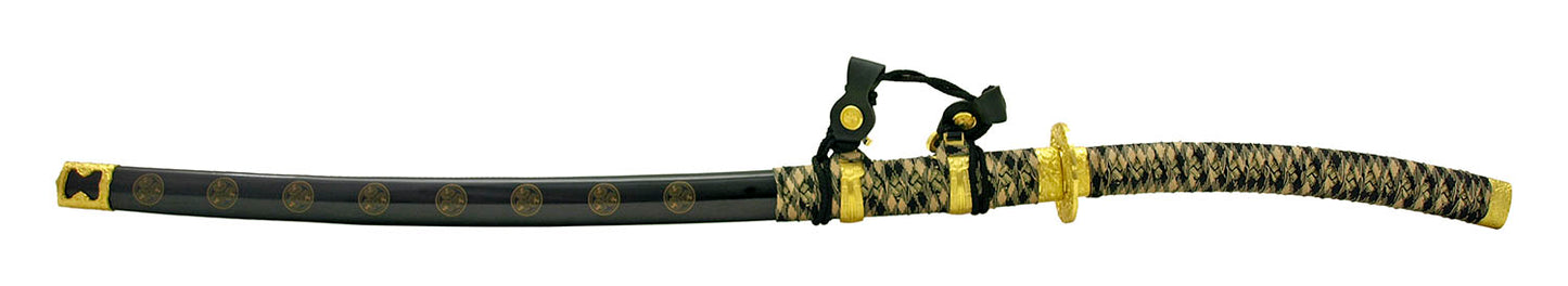 Jintachi Ceremonial Sword - Black and Gold