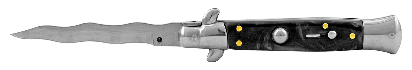 5" Wave Switchblade - Black