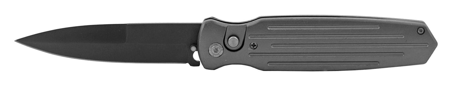 5" Airstream Automatic Push Button Switchblade - Grey