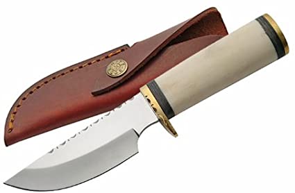 8" FILEWORK SKINNER BONE HANDLE