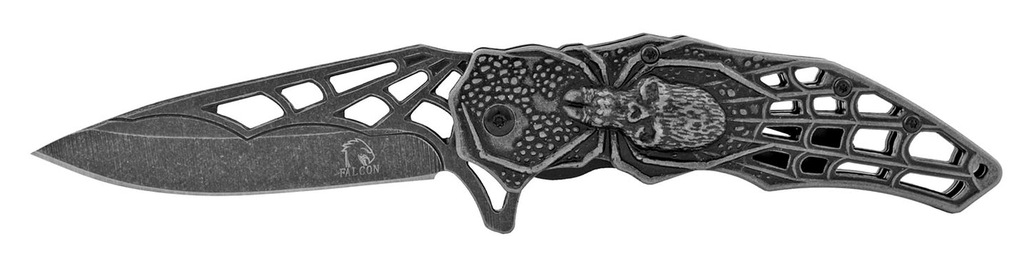 4.75" 3D Spider and Go-Through Web Spring Assisted - Black