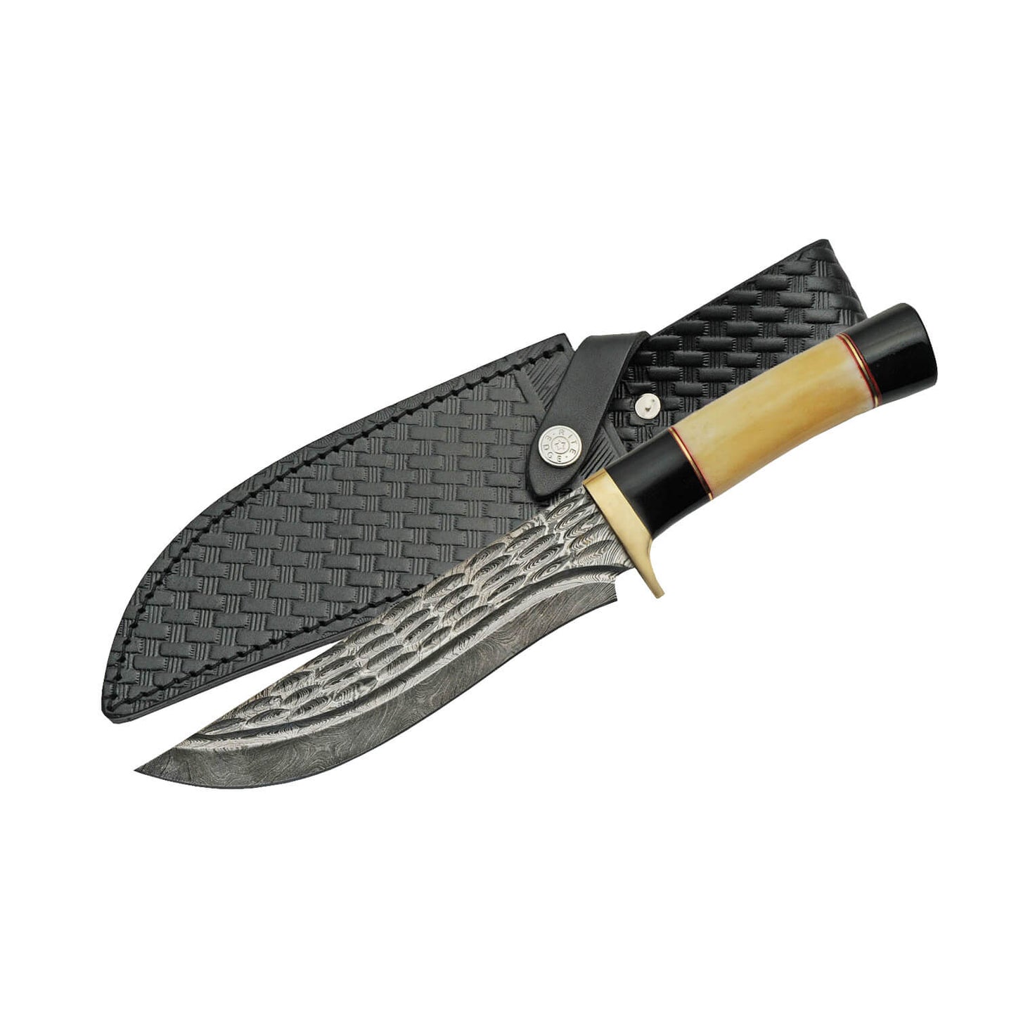 12" HANDMADE DAMASCUS WAVE HUNTER