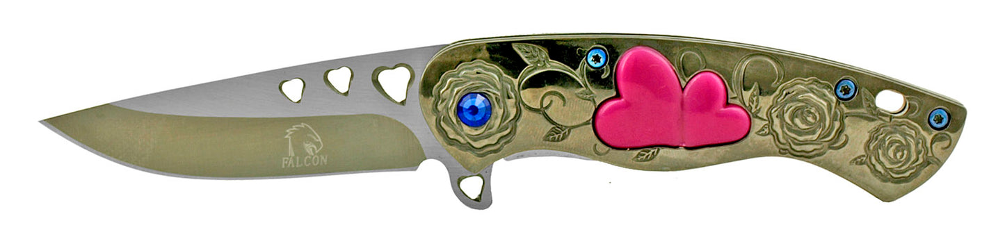 4" Sweet Heart Spring Assisted - Bronze