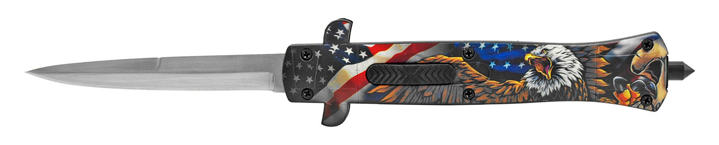 5.25" Stiletto OTF - American Eagle Flag