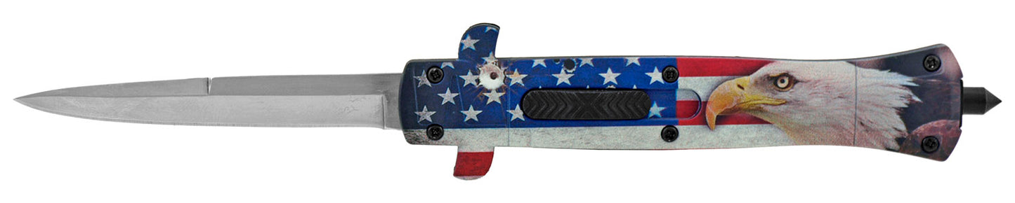 5.5" Stiletto OTF - American Eagle Flag