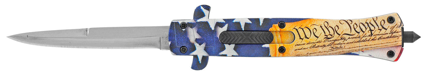 5.5" Stiletto OTF - We the People American Flag