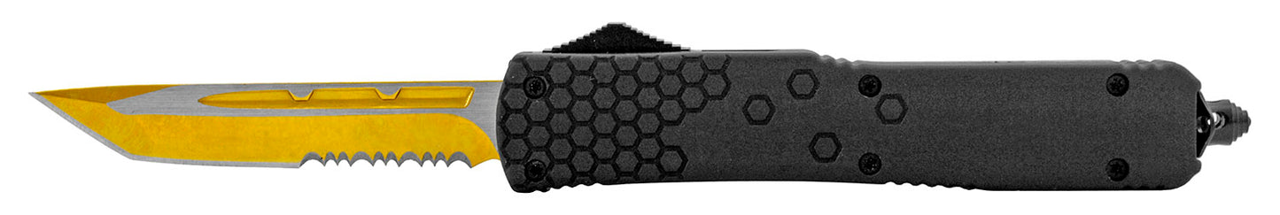5" Tactical Tetris Grip OTF - Gold