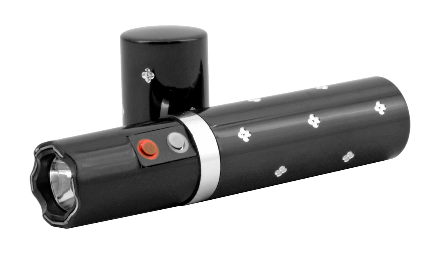 Concealed Diamond Lipstick Stun Gun with Flashlight (multiple colors)
