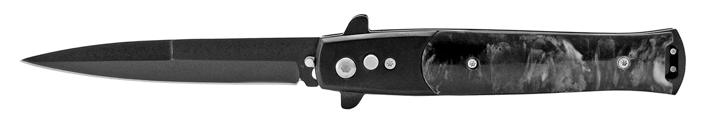 4.75" Push Button Automatic Switchblade - Black