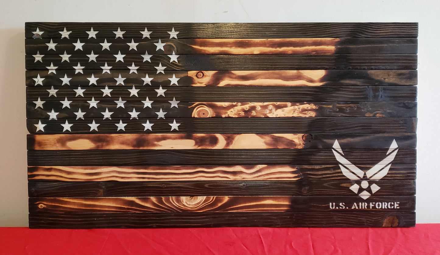 U.S. Air Force Wooden American Flag