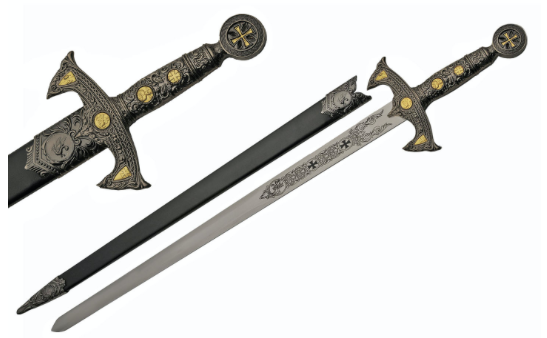 crusader knight templar sword