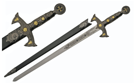 Knights Templar Sword (Rose Gold)