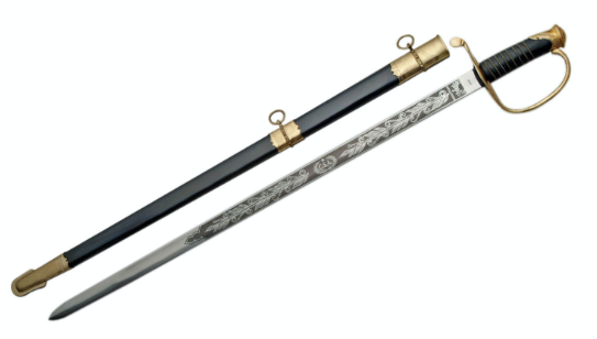 W.J. McElory Confederate Sword