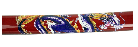 40.5" Blood Red Dragon Collectible Katana Samurai Sword