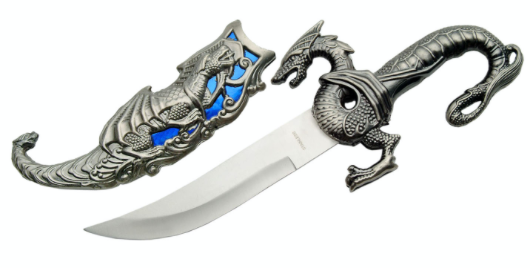 10" DRAGON DAGGER (multiple colors)
