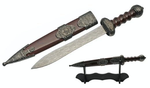 11.5" ROMAN DAGGER WTIH STAND