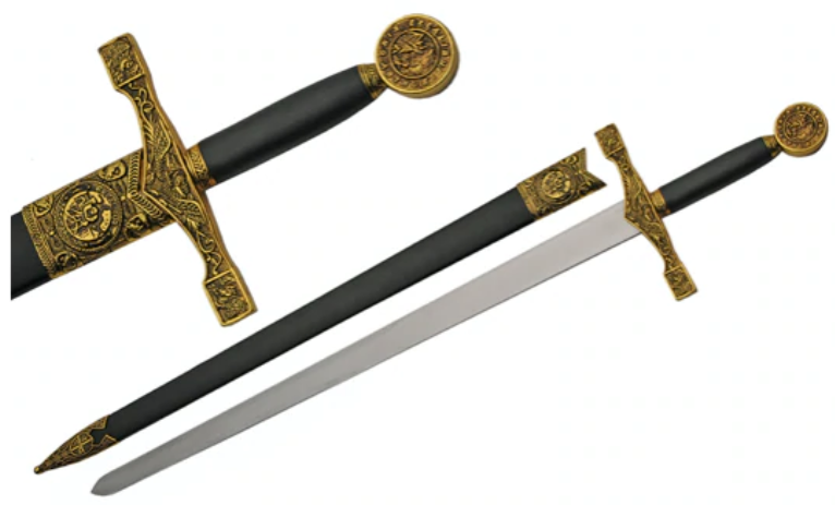 Gold Excalibur Sword
