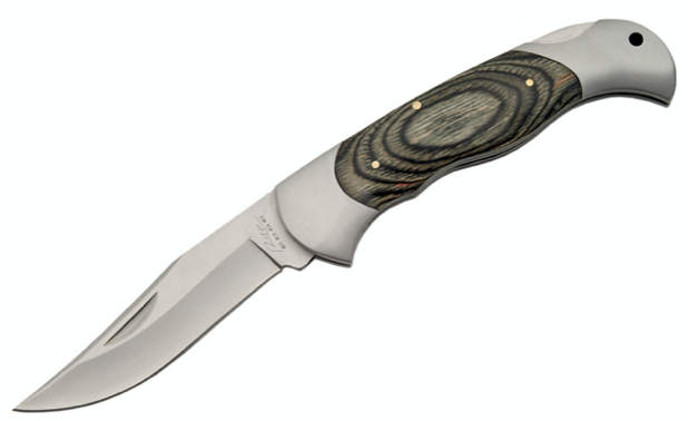 4.75" CLASSIC GRIP BLACK WOOD HANDLE