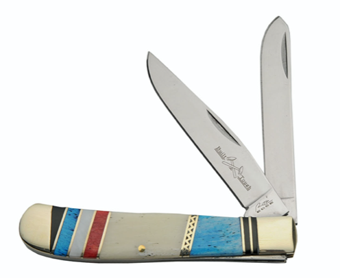 4" MULTICOLOR TRAPPER 2 BLADE