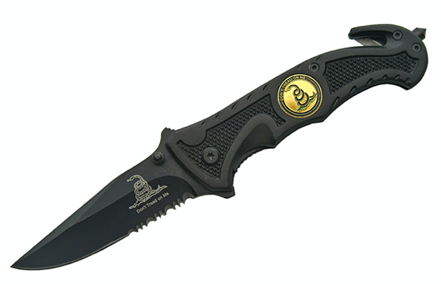 5" "DONT TREAD ON ME" RESCUE FOLDER