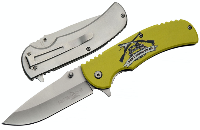 4.5" DON'T TREAD ON MY GUNS FOLDER