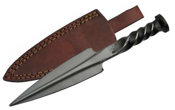10" HANDMADE RAILROAD SPEAR BLADE DAGGER