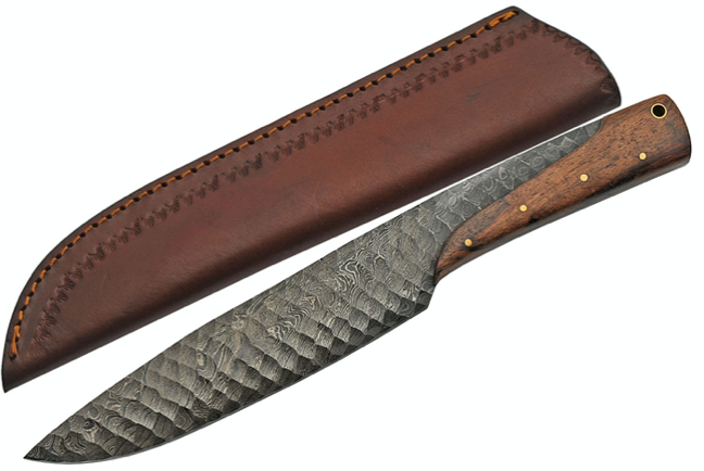 12" HANDMADE DAMASCUS FLINT FANTASY KNIFE