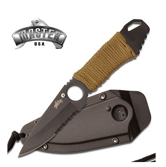 6.75" Full Tang Tactical Blade Neck Knife