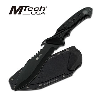 10" Rough Finish Blade Military Bowie Knife