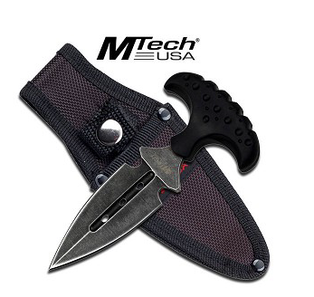 5.47" Plain Dual Blade Knife
