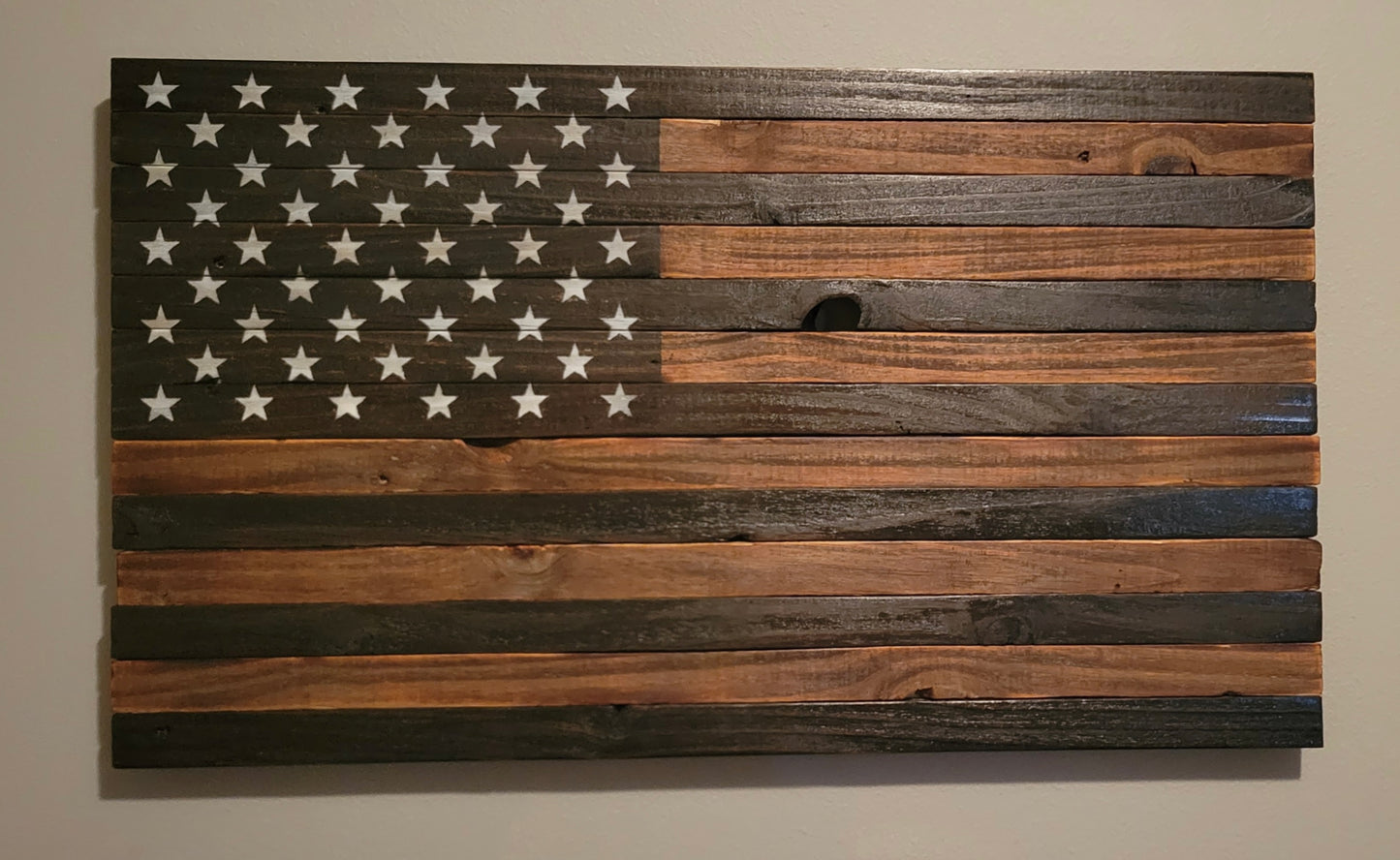 Wooden American Flag