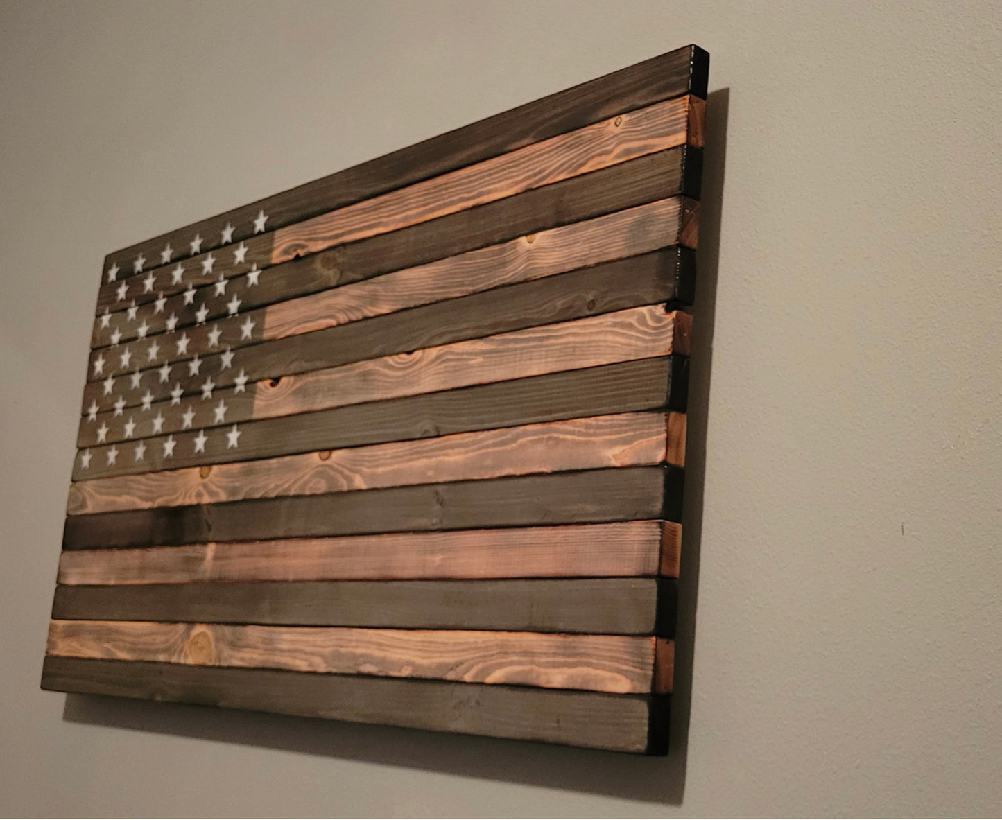 Wooden American Flag