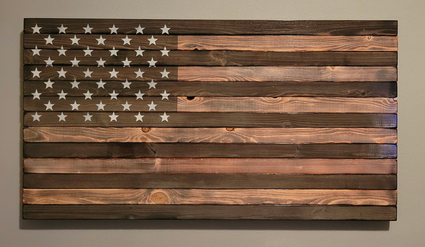 Wooden American Flag
