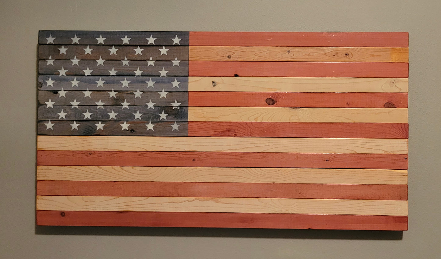 Wooden American Flag