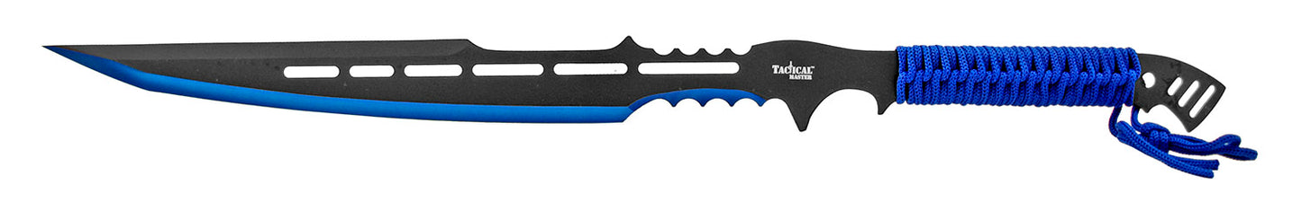 24" Ninja Sword with Throwing Knife Set of 3 (multiple colors)