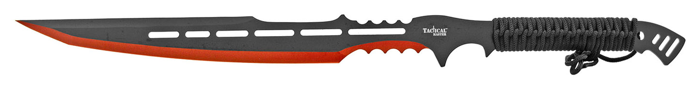 24" Ninja Sword with Throwing Knife Set of 3 (multiple colors)